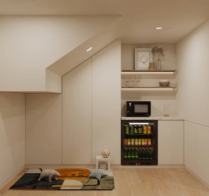 Children’s play space under the stair